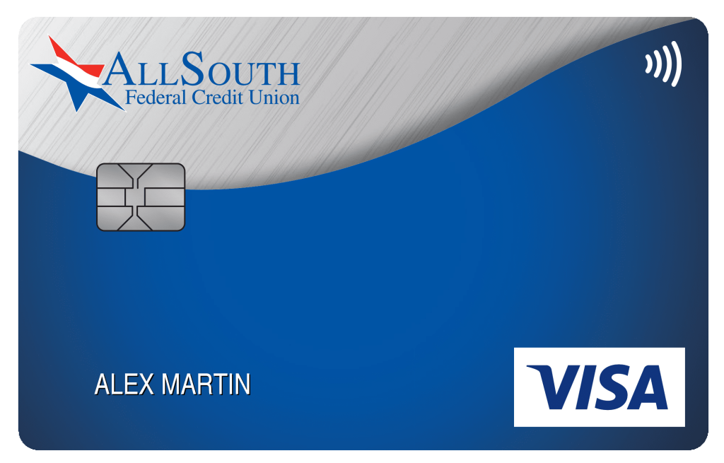 Tarjeta de Crédito AllSouth Federal Credit Union Visa Platinum